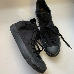 Converse Black All Star Hi Top Shoes